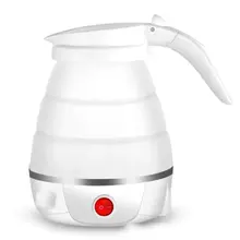 600 мл компактный размер домашний электрический чайник прочный силиконовый складной портативный туристический водный котел для кемпинга электрические приборы