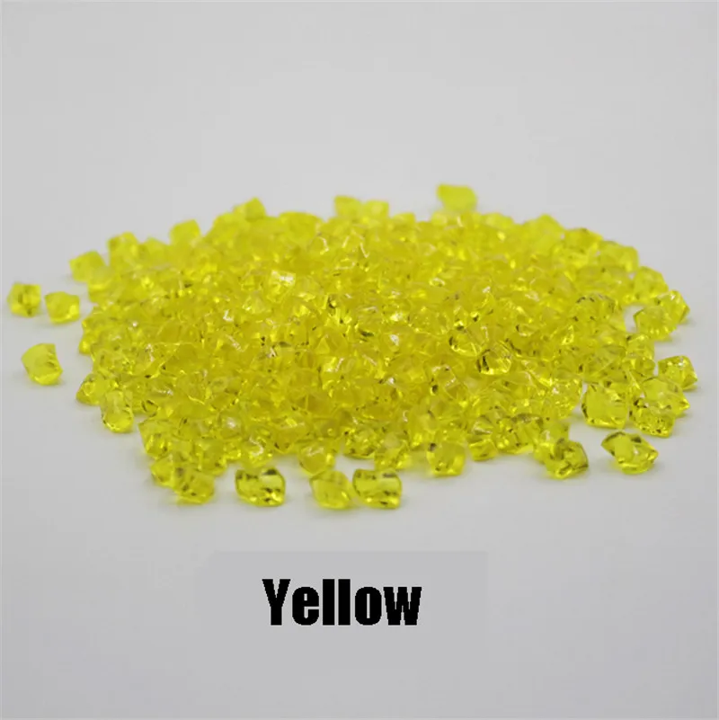 Yellow 150 шт./лот, 6*9*5 мм, акриловые кристаллы, алмазная пешка, неправильный камень, шахматная игра, части для настольных игр, аксессуары, 15 цветов - Цвет: Yellow