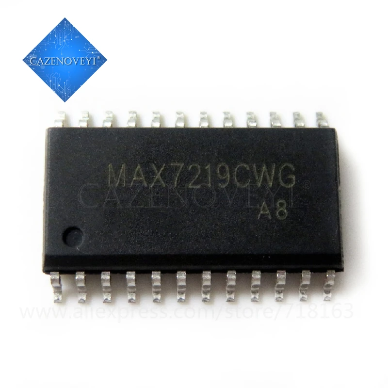 3 шт./лот MAX7219EWG MAX7219CWG MAX7219 SOP-24 в наличии | Электронные компоненты и принадлежности
