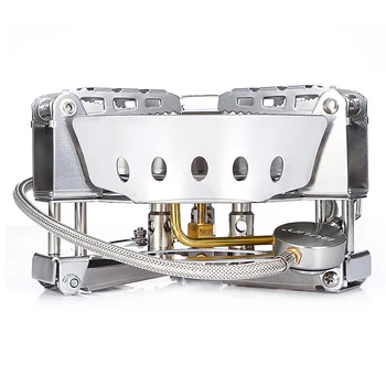

6800W Stove Windproof Split Type Storage bag Cooking Burner Camping Backpacking