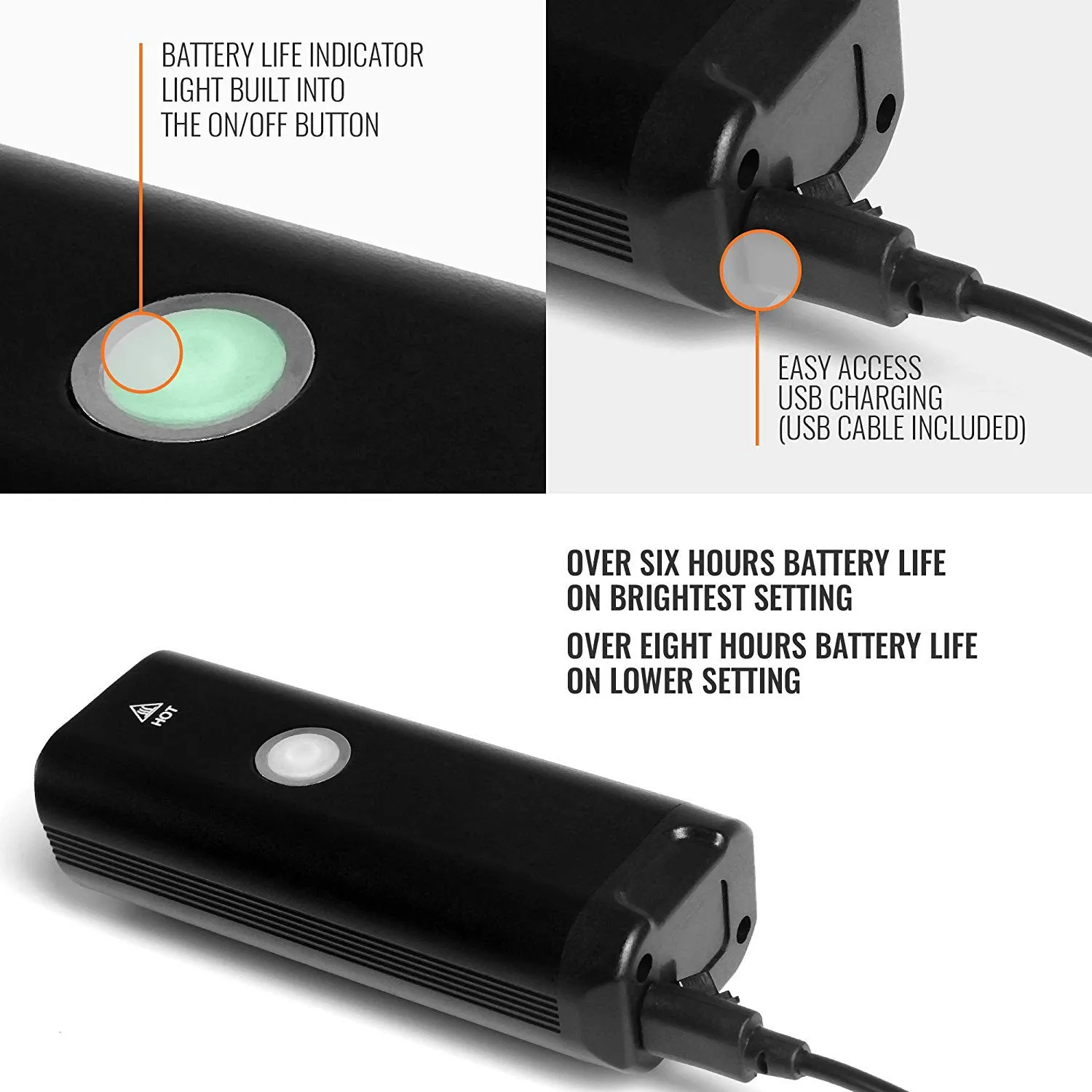 De Gauge велосипедный фонарь подсветка светодиодный USB Перезаряжаемый водонепроницаемый для верховой езды освещение горное оборудование для велоспорта Аксессуары