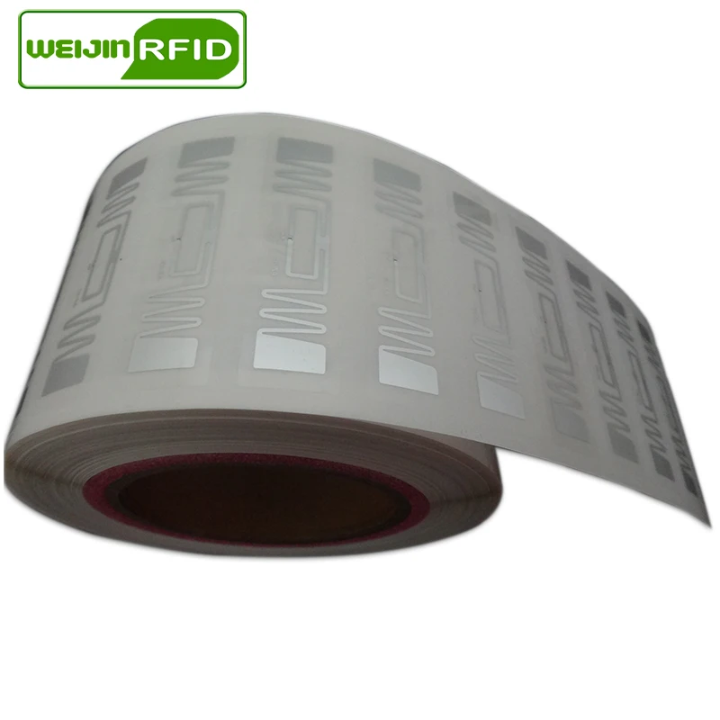 RFID метка UHF стикер NXP Ucode7 AZ-H7 EPC6C влажная инкрустация 915m868m 2000 шт клейкая Пассивная RFID этикетка