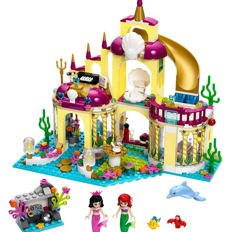 Girl-Castle-Series-Friends-Princess-Undersea-Palace-Set-Building-Bricks-Blocks-Children-LegoINGlys-Toys-10436-Christmas
