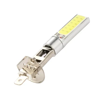 

Running Light High/Low 6000LM Auto Bulbs DRL Pair Daytime 2pcs White 6000K Hi/Lo Beam H1 COB LED Headlight Driving