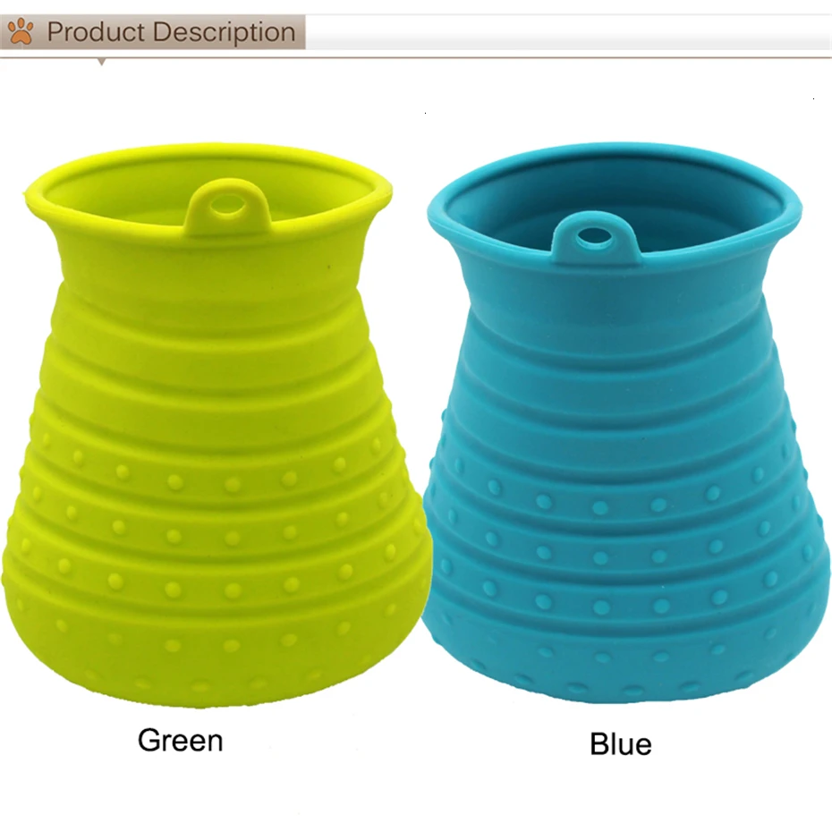 Dog Paw Cleaner All Silicone Portable Pet Foot Wash Cup Cleaning Brush Dirty Paw Washer for Small Dogs Cat Pet Double Use Cup