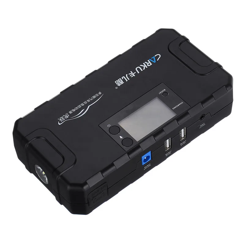 CARKU 1000A 16800mAh автомобильный стартер 12V светодиодный двойной USB аварийный внешний аккумулятор комплект Автомобильное зарядное устройство аккумулятор усилитель