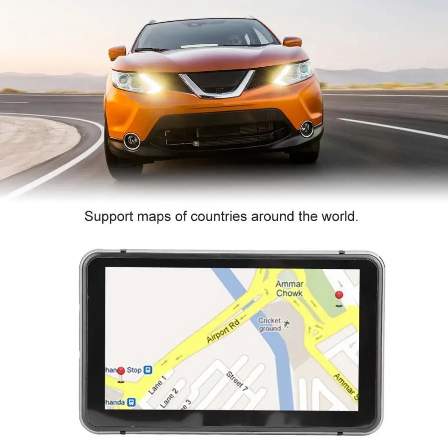7 дюймов для Android емкостный сенсорный экран автомобильный gps навигатор DVR камера рекордер автомобильные аксессуары gps навигатор
