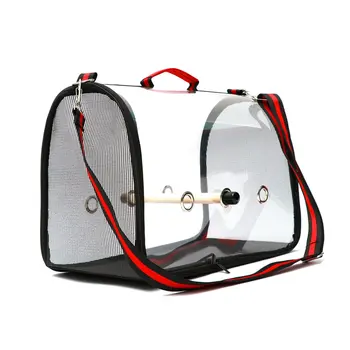 

Bird Travel Cage Outer Cage Travel Cage Pvc Transparent Bird Cage Breathable Bird Cage Parrot Handbag Backpack