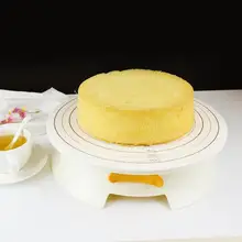Для выпечки DIY поворотный стол не ядовитый круглый на основе Противоскользящий крем для украшения вращающейся непроницаемой пластины кухонный инструмент