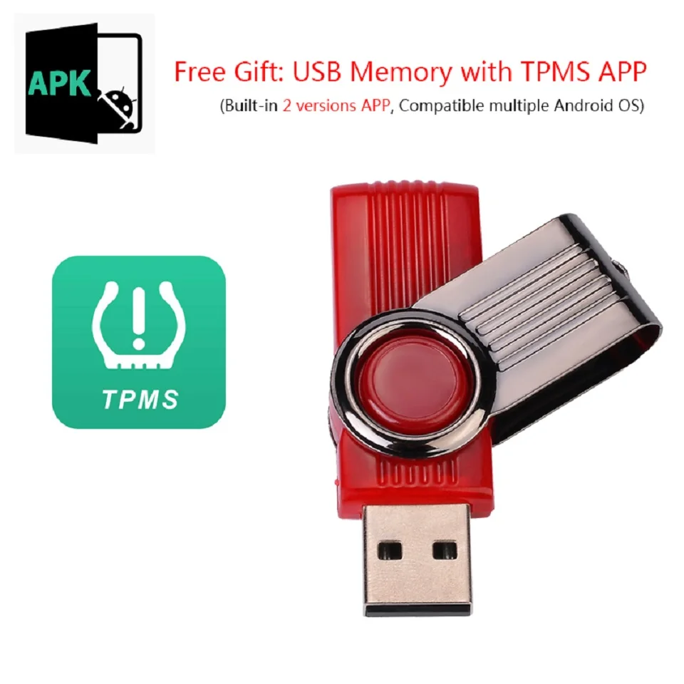 AOSHIKE USB Android TPMS система контроля давления в шинах Дисплей Сигнализация внешний внутренний 4 датчика Android навигация