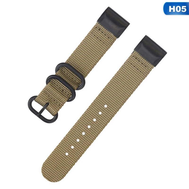Нейлоновый ремешок для часов Quick Fit 26 мм/22 мм для Garmin Fenix 5/5 Plus/Fenix 5X/Fenix 3/D2 Delta PX - Цвет: 5