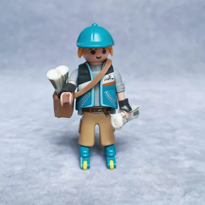 M027 7,5 см Высокое качество оригинального Playmobil для девочек и мальчиков Polly Карманный строительный блок - Цвет: M018A