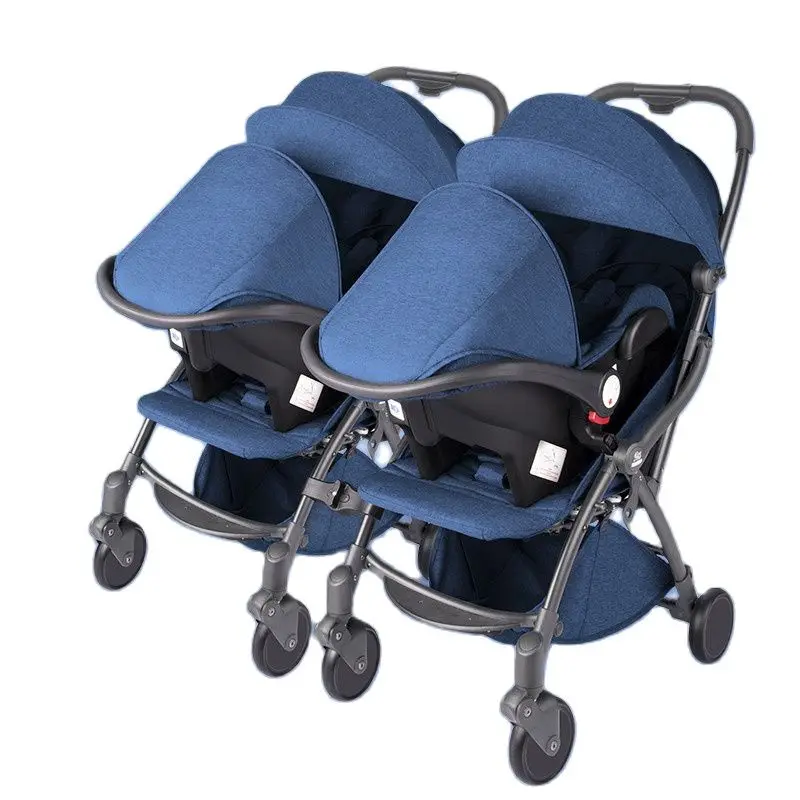 Multifunctional twin baby stroller 0 3 years old baby detachable