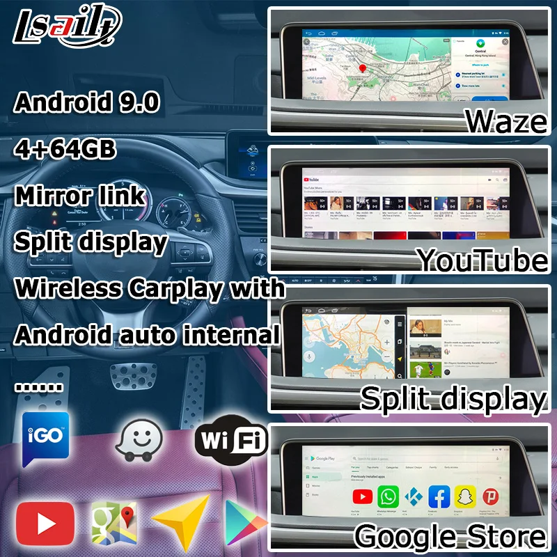 Интерфейс Android / Carplay для Lexus RX 2016 2019 12 3 видеоинтерфейс с дистанционным сенсорным