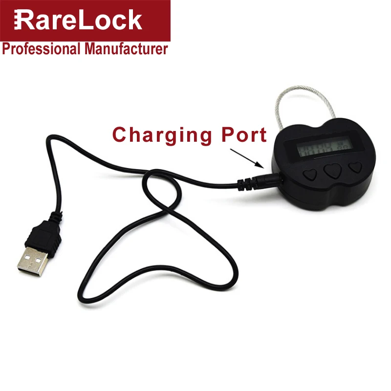 Rarelock многоцелевой замок висячий замок для выхода курить стоп мобильный телефон лодыжки наручники рот кляп электронный таймер Связывание g1