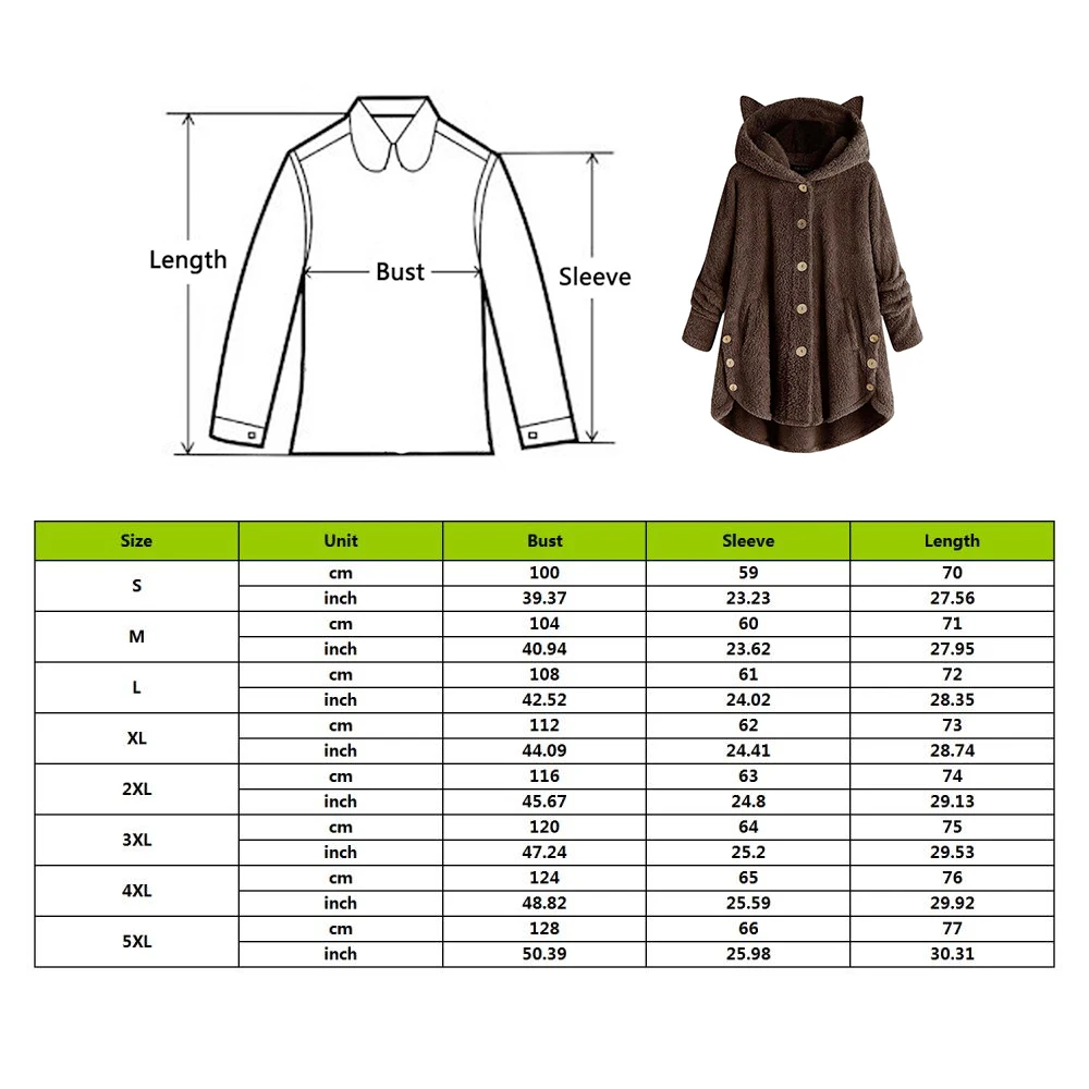 NIBESSER, осенняя Женская куртка, плюшевое пальто, модное женское пальто на пуговицах, пуловер с капюшоном, свободный свитер, теплый широкий женский жакет