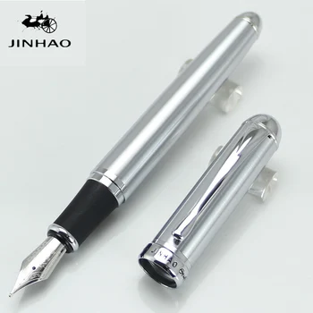 

JINHAO 750 Noble Iron Grey 18KGP B Nib Fountain Pen Stationery School&Office Writing Pen