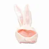 Cute Girls Hat Plush Rabbit Bunny Ears Hat Earflap Cap Head Warmer Photo Supplies Hat With Earflaps Pink White Black Bunny Hats ► Photo 2/6