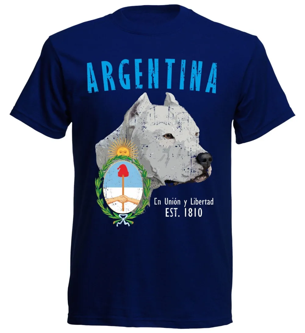 Argentinien футболка Arg мужская футбольная Легенда футбол Dogo Argentino-Navy Мужская 2019 летняя