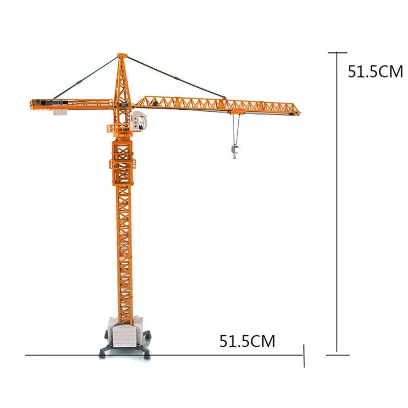 1/50 башня кран сайт инженерное здание грузовик Модель Коллекция Металл искусство движения игрушки сценария моделирования детей