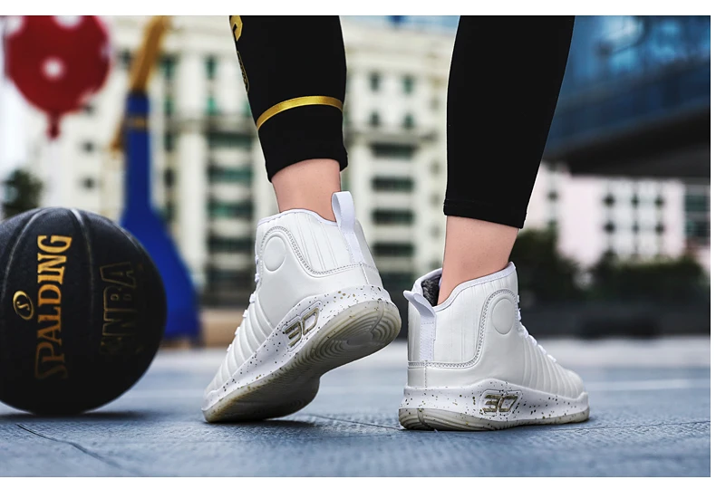 Winter new color outdoor sports basketball shoes trend cold anti-slip soft bottom elastic fashion men's casual shoes