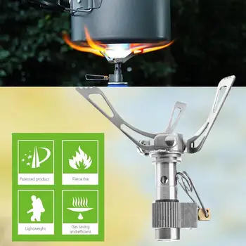

Portable 2400W Aluminum Alloy Travel Cooking Gas Stove Gas Burner Outdoor Cooker Mini Burner Folding Camping Durable