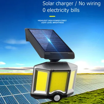 

Outdoor Security Light Wall Lamp Outdoor Lawn Waterproof LED Induction Light PIR Motion Sensor Solar Wall Lamp