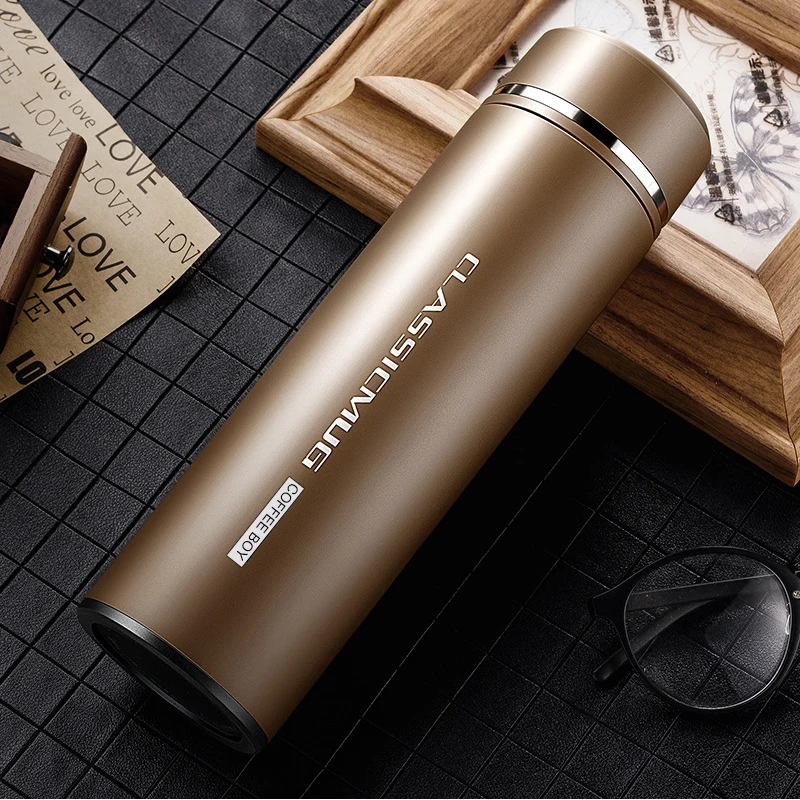 Термос coffee Boy 304 из нержавеющей стали, Термокружка, мужская, офисная, деловая, вакуумная, термальная бутылка для чая, 500 мл# BG10, Термокружка