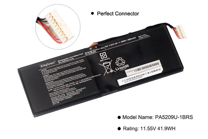 KingSener PA5209U PA5209U-1BRS Аккумулятор для Toshiba SATELLITE L15W-B1302 L15W-B1310 L15W-B1208X L10W-C Для радиус 11-10E 11-10 г