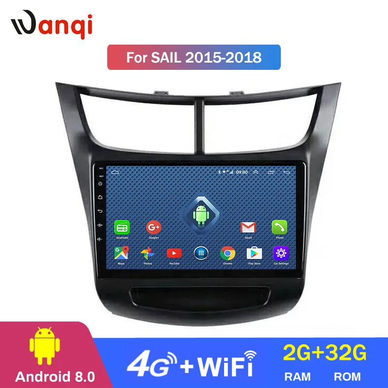Android 8.0 2+32G 9 Inch 3G 4G WIFI Car Dvd Gps Navigation System for 2015-2018 Chevrolet sail with Bluetooth USB SWC RDS Android 8.0 2+32G 9 Inch 3G 4G WIFI Car Dvd Gps Navigation System for 2015-2018 Chevrolet sail with Bluetooth USB SWC RDS