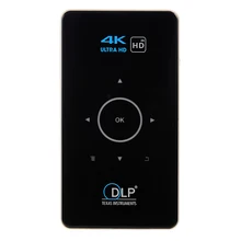 C6 mini 4k dlp android projetor 2.4g 5.8g wifi bluetooth 4.0 portátil led projetor de vídeo cinema em casa apoio miracast airplay