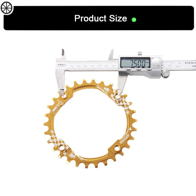 Snail 30T цепь 104bcd горный велосипед цепь кольцо узкий широкий MTB односкоростная велосипедная цепь цветные велосипедные болты