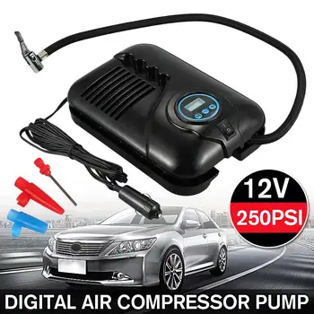 

NEW 250 PSI Digital Tire Inflator DC 12 Volt Car Portable Air Compressor Pump Car Air Compressor for Car Motorbike