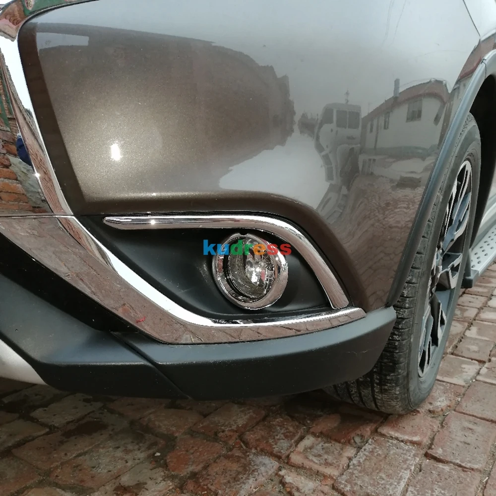 Chrome Front Fog Light Cover For Honda FIT Sport//EX//EX-L 2018-2020 Accessories