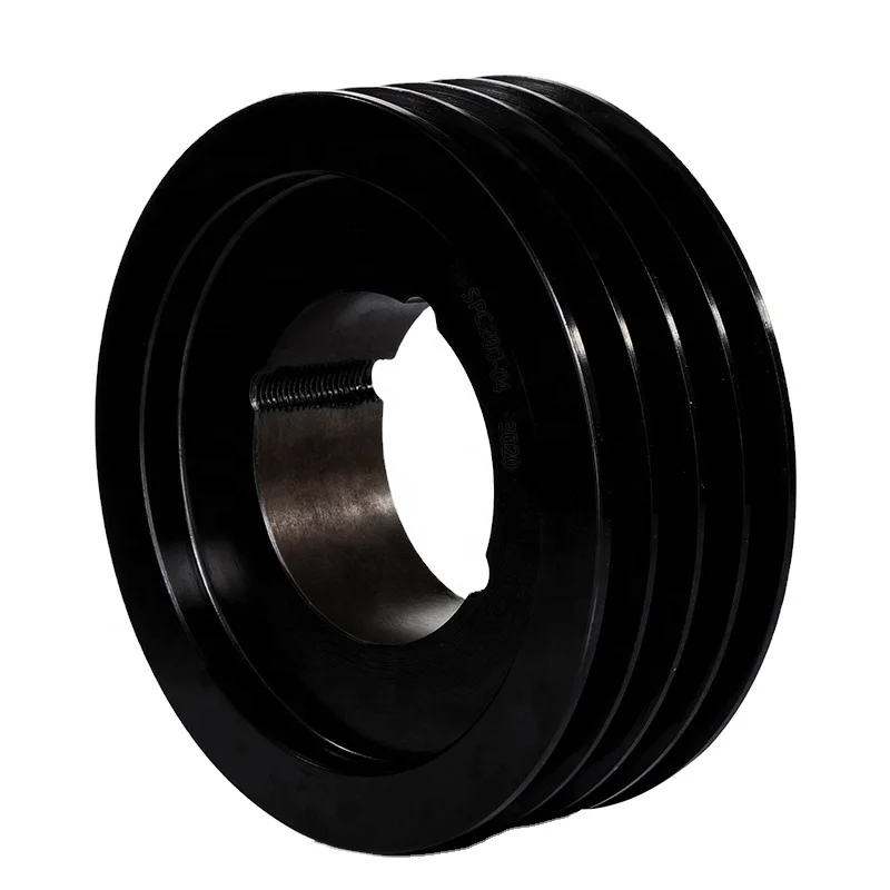 CPT V Belt Pulley SPC200-04-3020 Cast Iron 209.6 Outside Diameter Four Grooves with 3020 Taper Bush | Обустройство дома