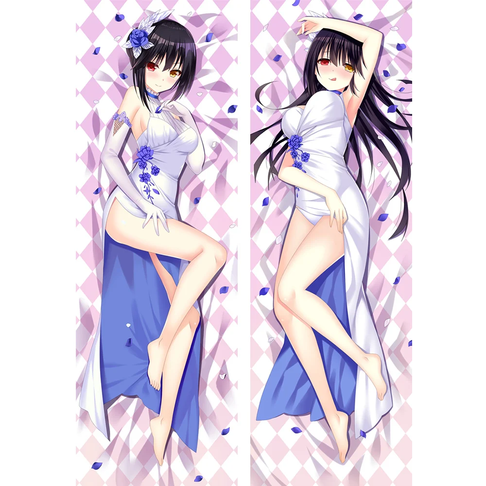 911021 MGF аниме Дата Живая Подушка «Dakimakura» чехол Tokisaki Kurumi Декоративная Подушка Чехол - Цвет: 911021