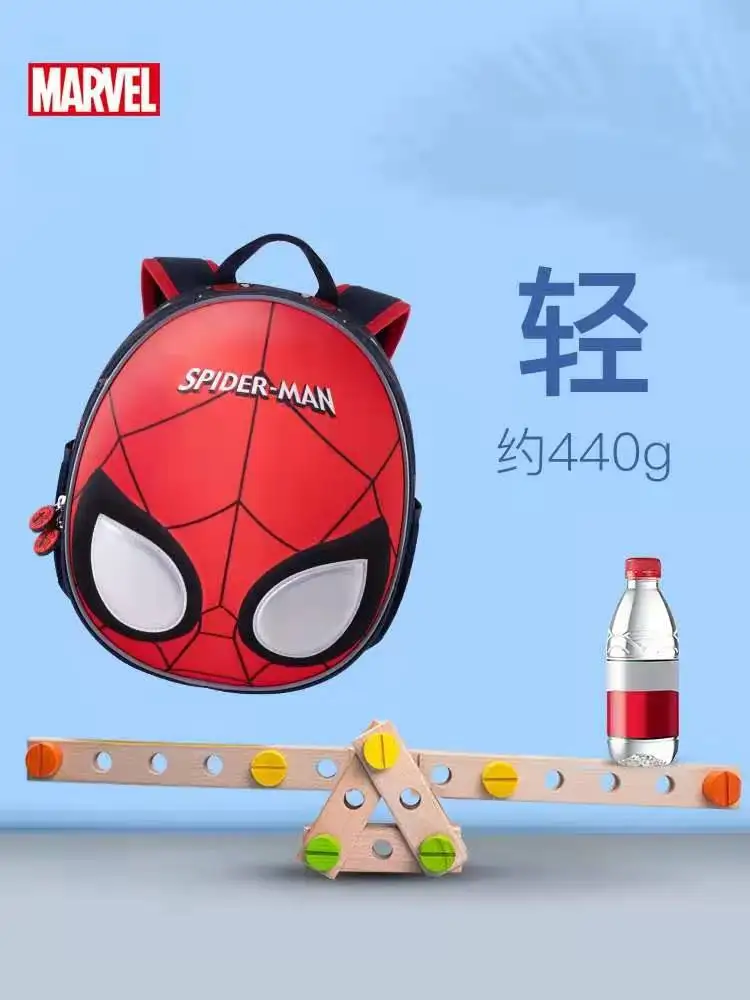 Genuine Disney School Bags For Boys Kindergarten Student Shoulder Backpack Spider Man Kids Birthday Gifts Age 4-9 Years Mochilas