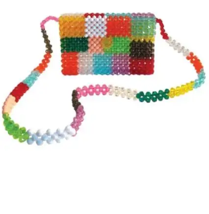 Стиль вечерняя сумочка с жемчугом Изысканная модная Наплечная Сумка для мобильного телефона Женская сумочка с бисером - Цвет: 22