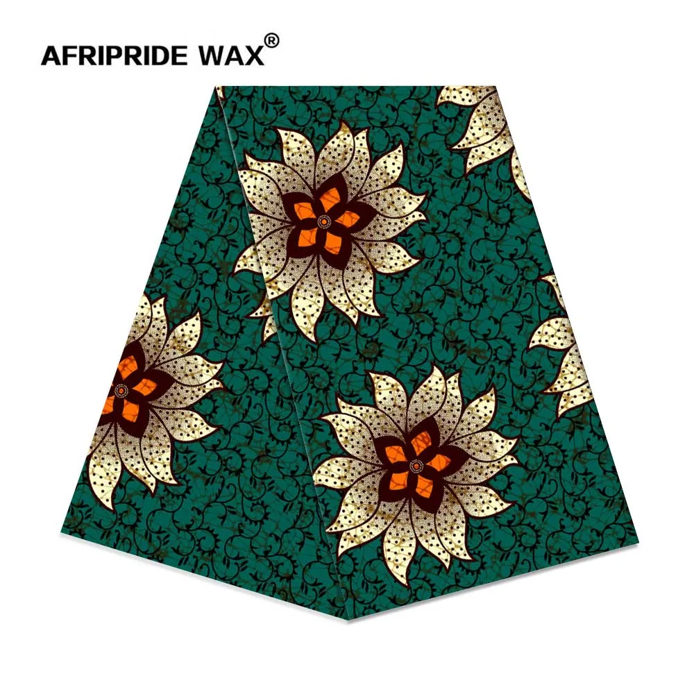 

2019 latest african ankara print fabric 100% high quality batik cotton real wax wholesale fabric for clothing curtains A18F0529