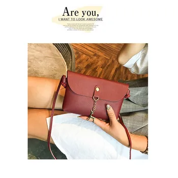 

Pu leather single solid Women Shoulder Bag For Women 2019 Messenger Mini Bags With Deer Toy Women Shoulder Bags Handbag Gifts