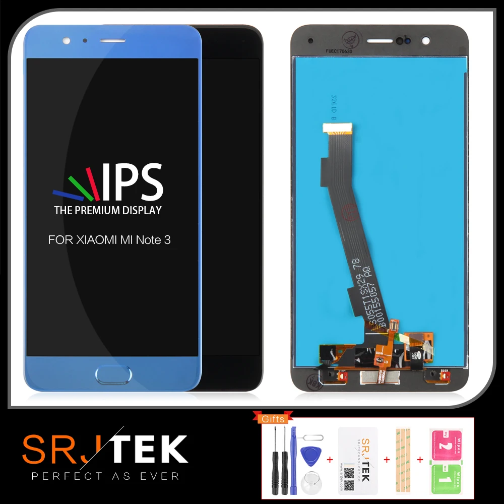 Srjtek 5," дисплей для Xiaomi Mi Note 3 ЖК сенсорный дигитайзер стекло сенсор для Xiaomi Mi Note 3 замена экрана