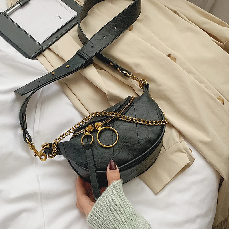 

Mini Leather Crossbody Bags For Women 2019 Chain Shoulder Messenger Bag Lady Travel Purses Handbags Cross Body Bags