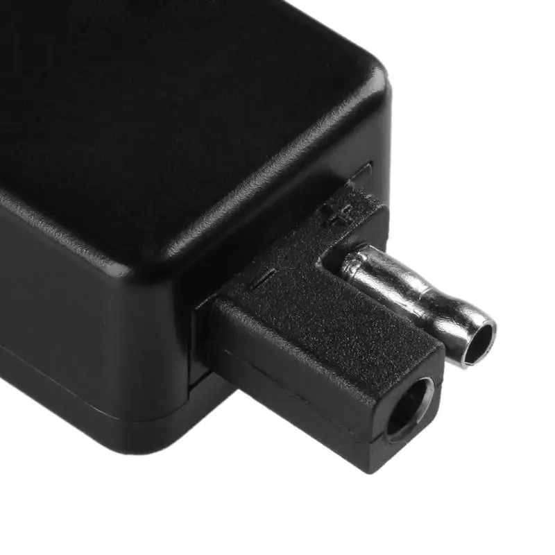 SAE адаптер зарядного устройства с двойным USB с вольтметром для автомобиля мотоцикла DC 12 В 24 в простой дизайн и удобная замена