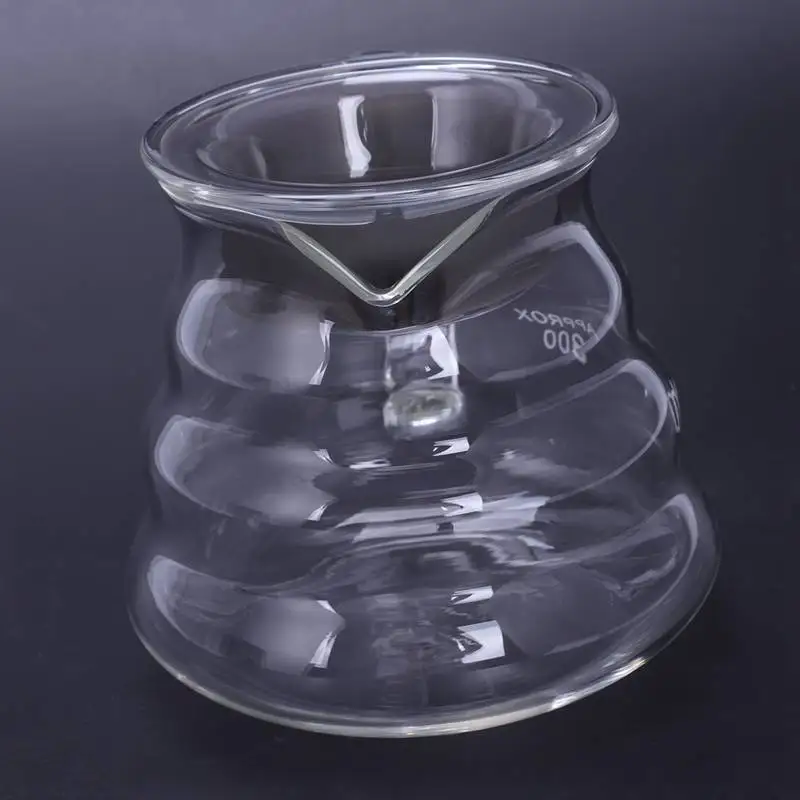 V60 Pour Over Glass Range кофе сервер Carafe капельный кофейник Brewer Barista Percolator Clear 360