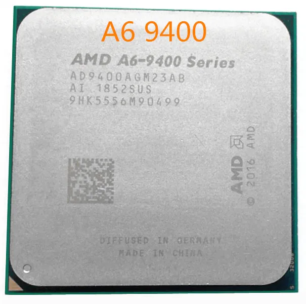 AMD A6-Series A6-9400 A6 9400 3,7 ГГц двухъядерный процессор 65 Вт Разъем AM4