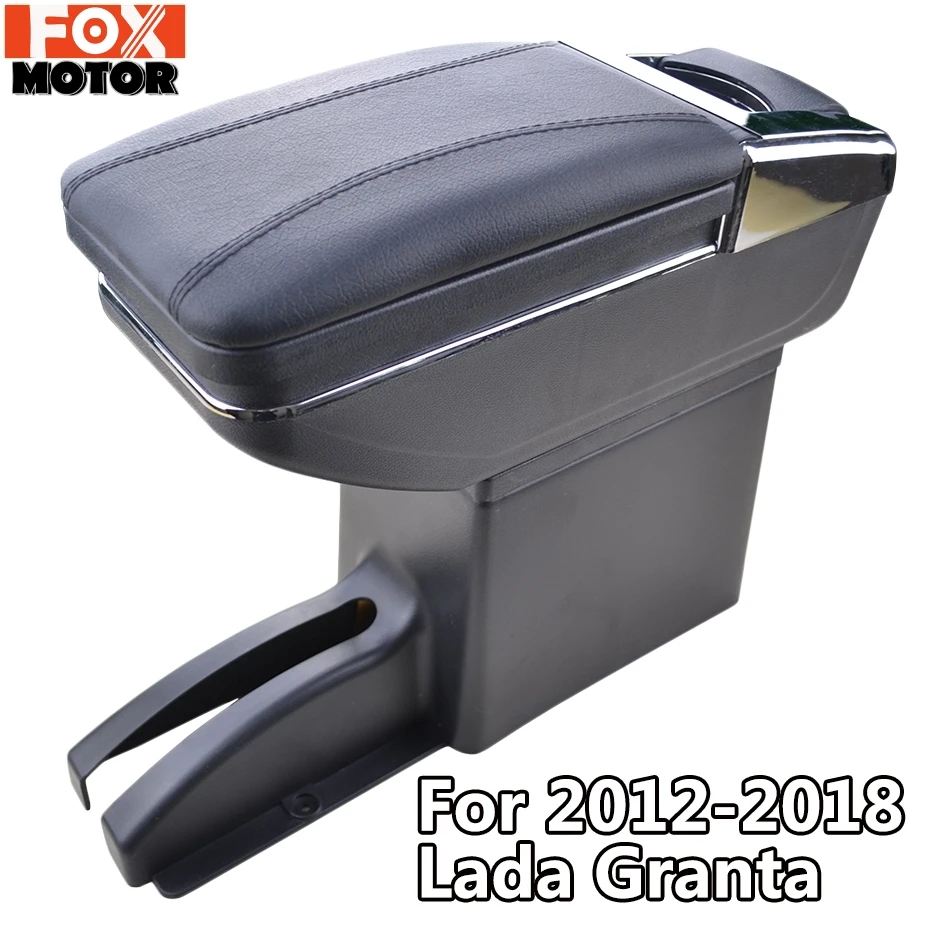 Автомобиль хранения Box Для Lada Granta 2012 - 2018 Kalina подлокотника Вращающийся Central Content 2013
