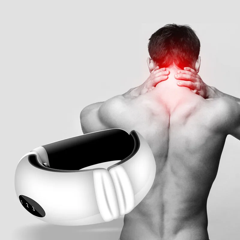 Электрический массажер для шеи с дальним инфракрасным импульсом|Шея массажный