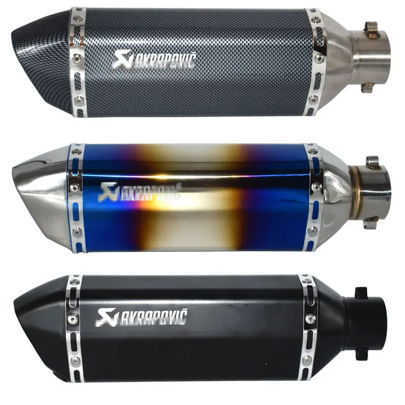 

Universal exhaust motorcycle muffler escape moto with db killer Exhaust Systems for honda benelli msx125 nmax EP