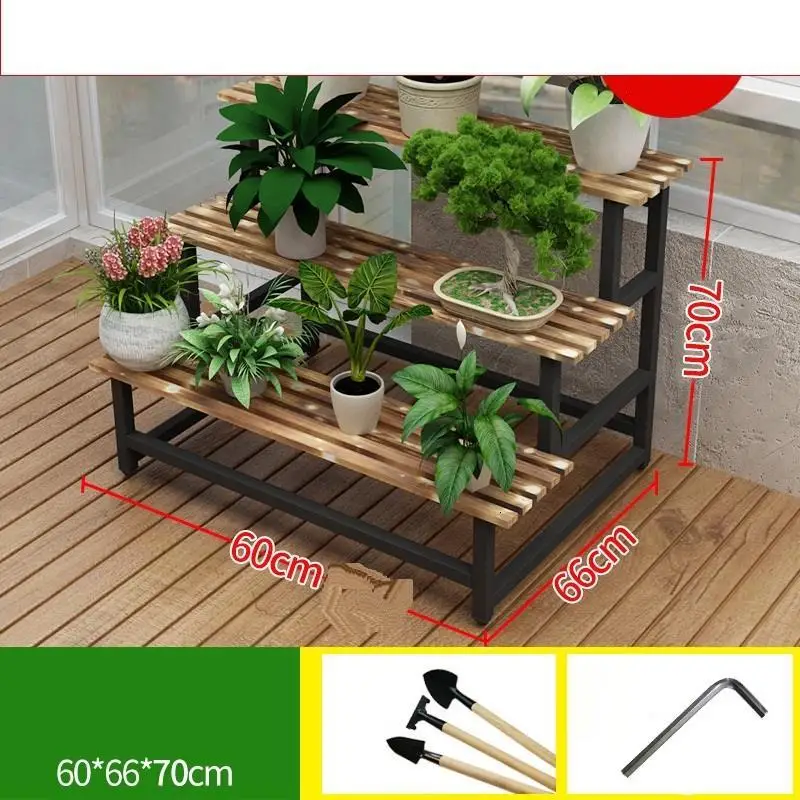 Version G Porta Piante для стойки Terraza Suporte Flores Mueble Para Plantas стойки Dekoration Stojak Na Kwiaty балкон Цветочная полка для растений - Цвет: Version G