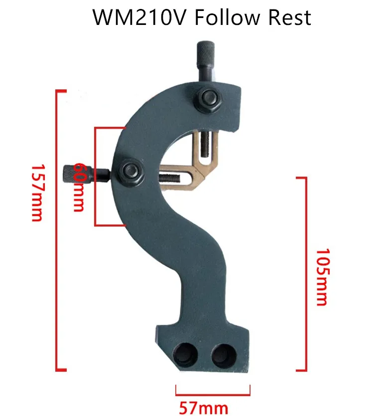 

WM180V/WM210V Lathe accessories Follow Rest/WM180V/WM210V follow-rest